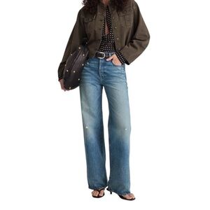 Madewell petite low slung baggy jeans